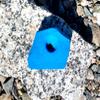 Single Handed Jug Polyurethane Bolt-On Rock Climbing Wall Hand Hold (Blue) view 2