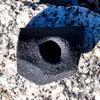 Single Handed Jug Polyurethane Bolt-On Rock Climbing Wall Hand Hold (Black) view 2