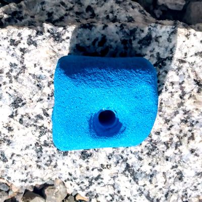 Slopey Jugger Polyurethane Bolt-On Rock Climbing Wall Hand Hold (Blue)