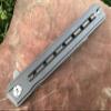 TACTICAL GEARZ Damascus Pocket Knife for EDC, Solid Titanium Handle, 67 Multi-Layered Damascus Steel VG10 Tanto Blade (Onyx XT Midnight) view 4