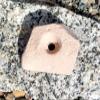 Single Handed Jug Polyurethane Bolt-On Rock Climbing Wall Hand Hold (Tan) view 2