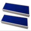 1 Qty Deluxe Egyptian Blue 16 Slot Bangle Foam Insert with Seal-Grey Leatherette Display Tray - Showcase/Travel/Jewelry Cases - 6 Colors - Standard Size 15" x 4.5" x 1.5" - N'icePackaging view 4