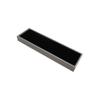 1 Qty Deluxe Midnight Black 16 Slot Bangle Foam Insert with Seal-Grey Leatherette Display Tray - Showcase/Travel/Jewelry Cases - 6 Colors - Standard Size 15" x 4.5" x 1.5" - N'icePackaging view 1