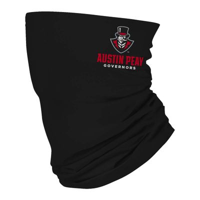 Austin Peay State University Black Solid Logo Design Neck Gaiters for Men and Women - Four Way Stretch Fabric Breathable Neck Warmer