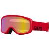 Giro Cruz Ski Goggles - Snowboard Goggles for Men, Women & Youth - Anti-Fog - OTG - Red Wordmark Strap with Yellow Boost Lens view 1