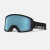 Giro Blok Ski Goggles - Snowboard Goggles for Men & Youth - Black Wordmark Strap with Vivid Royal Lens view 1