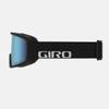 Giro Blok Ski Goggles - Snowboard Goggles for Men & Youth - Black Wordmark Strap with Vivid Royal Lens view 2