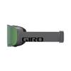 Giro Axis Snow Goggle - Grey Wordmark Strap with VIVID Emerald/VIVID Infrared Lenses view 2