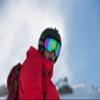 Giro Axis Snow Goggle - Grey Wordmark Strap with VIVID Emerald/VIVID Infrared Lenses view 4