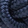 Montauk Rope 1/4" Double Braid Nylon Rope Solid Colors Dock Line for Boats up to 25ft | Marine-Grade, Shock Absorbing, Low-Stretch, UV & Saltwater Resistant & Outdoor Use -Navy -100 ft. view 2