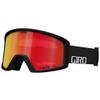 Giro Blok Ski Goggles - Snowboard Goggles for Men & Youth - Black Wordmark Strap with Vivid Ember Lens view 1
