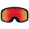 Giro Blok Ski Goggles - Snowboard Goggles for Men & Youth - Black Wordmark Strap with Vivid Ember Lens view 3
