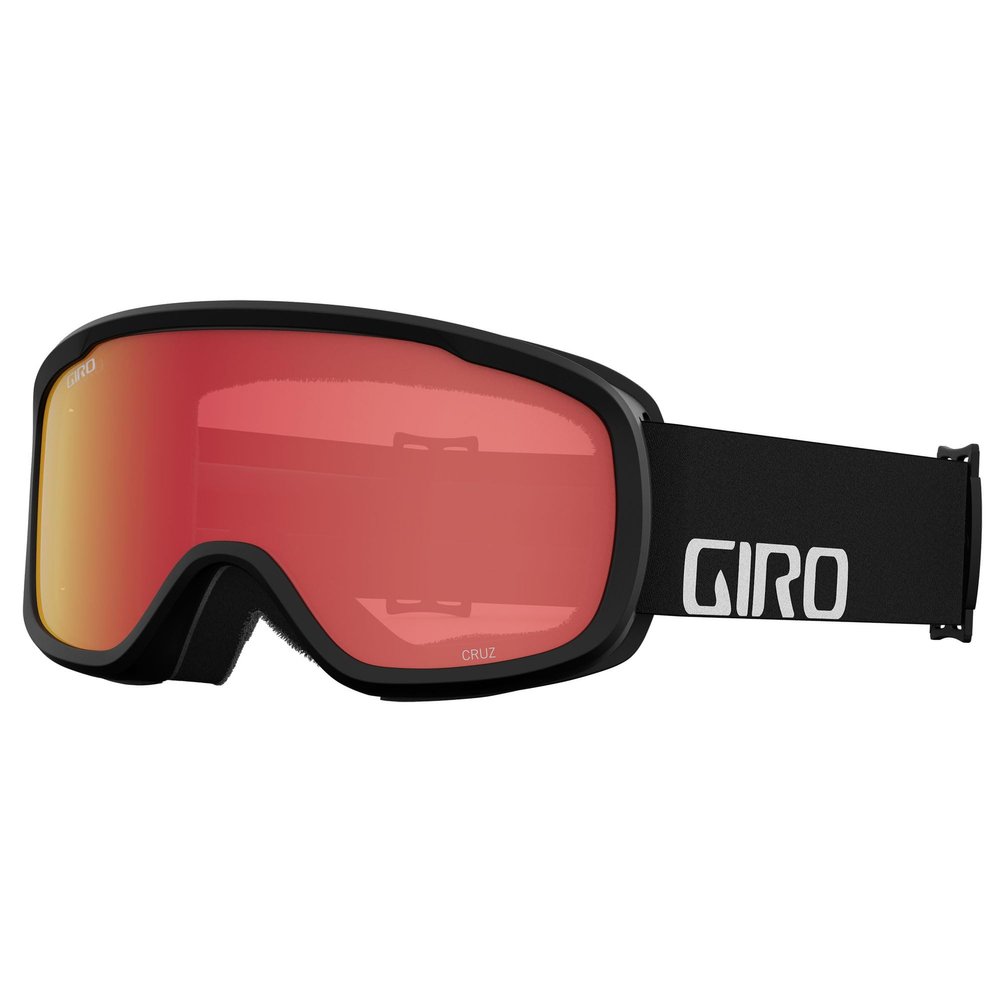 Giro Cruz Snow Goggle 2021 - Black Wordmark with Amber Scarlet Lens Medium