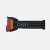 Giro Semi Adult Snow Goggles - Black Techline Strap with Amber Scarlet/Yellow Lenses view 2