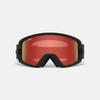 Giro Semi Adult Snow Goggles - Black Techline Strap with Amber Scarlet/Yellow Lenses view 4