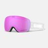 Giro Eave Womens Snow Goggles - White Flake Strap with Vivid Pink/Vivid Infrared Lenses view 1