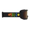 Giro Grade Youth Snow Goggles - Party Blocks Strap with Amber Rose Lens (2021) view 3