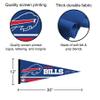 Buffalo Bills Pennant Banner Flag view 2