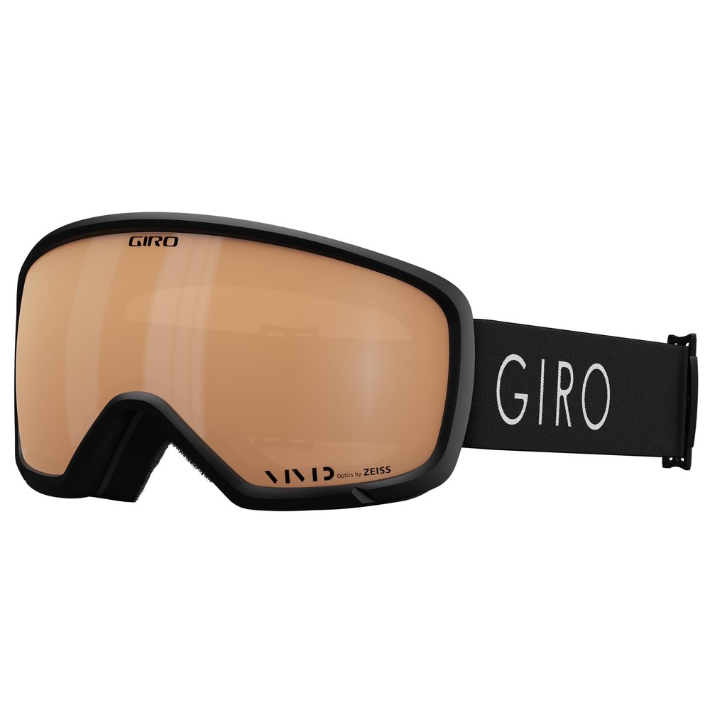 Giro Women's and Youth Millie Ski and Snowboard Goggles - Black Core Light Strap with Vivid Copper Lens