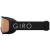 Giro Women's and Youth Millie Ski and Snowboard Goggles - Black Core Light Strap with Vivid Copper Lens view 2