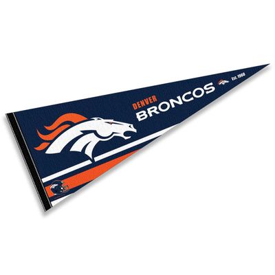Denver Broncos Pennant Banner Flag