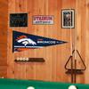 Denver Broncos Pennant Banner Flag view 2