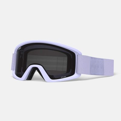 Giro Dylan Ski Goggles - Snowboard Goggles for Women & Youth - Fluff Purple Mono Strap with Ultra Black/Yellow Lenses
