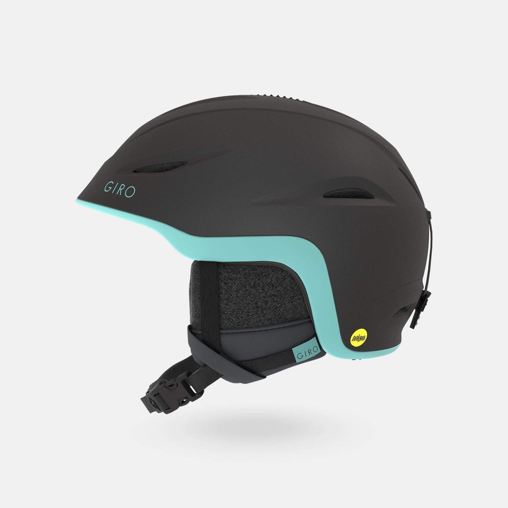 Giro Fade MIPS Ski Helmet - Snowboard Helmet for Women & Youth - Metallic Coal/Cool Breeze - S (52-55.5 cm)