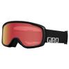 Giro Cruz Asian Fit Ski Goggles - Snowboard Goggles for Men, Women & Youth - Anti-Fog - OTG - Black Wordmark Strap with Amber Scarlet Lens view 1