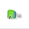 Giro Cruz Ski Goggles - Snowboard Goggles for Men, Women & Youth - Anti-Fog - OTG - White Wordmark Strap with Loden Green Lens view 1