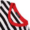 BI.TENCON Women's Short Sleeve Red and Black Strips Vintage Swing Casual Party Work Dress with Pockets S view 3