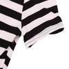 BI.TENCON Women's Short Sleeve Red and Black Strips Vintage Swing Casual Party Work Dress with Pockets S view 4