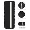 9 Pcs Reflective Bandana Face Mask hi vis Neck Gaiter for men women, Scarf Headbands Balaclava Headwear Tube Windproof Seamless Face Cover Black view 3