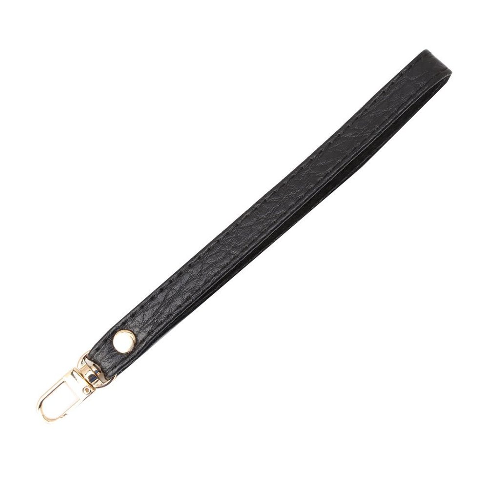 Youngy Replacement Wrist Strap Faux Leather Clutch Wristlet Purse Bag Accessories - Black