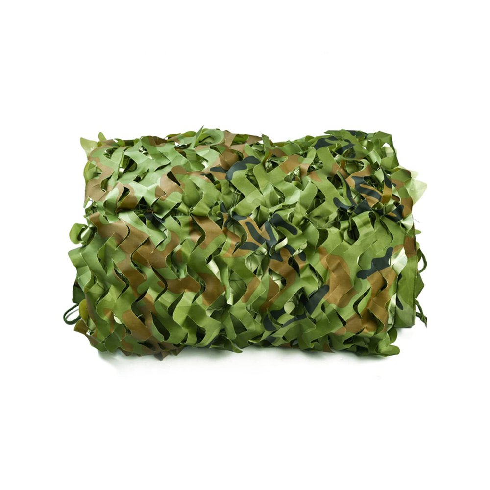 KDDEON Military Anti-Satellite Aerial Photography Building Vehicle Camouflage Netting,210D Polyester Oxford Cloth Lightweight Durable Sunshade Camping Hunting Jungle Camo Net (5x7m/16.4x23ft)