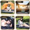 WSJYP Universal Car Air Mattress,Inflatable Back Safety Seats, Air Pump Pillows,Portable Camping Blow Up Bed,Waterproof Leak Proof,Blue view 3