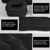 WSJYP Universal Car Air Mattress,Inflatable Back Safety Seats, Air Pump Pillows,Portable Camping Blow Up Bed,Waterproof Leak Proof,Blue view 4