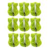 9 Pcs Reflective Bandana Face Mask hi vis Neck Gaiter for men women, Scarf Headbands Balaclava Headwear buff Tube Windproof Seamless Face Cover Green view 1
