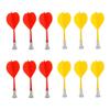 12 Pieces Magnetic Darts Safety Plastic Darts Replacement Dart for Adults Target Game(Red, Yellow) view 1