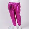 Kaerm Kids Girls Metallic Hip Hop Street Dance Leggings Trousers Workout Sports Active Jogger Pants Performance Rose_Red 10 view 3