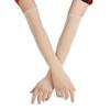 TSSOE Women Adult Sexy Mesh See Through Full Finger Long Gloves Sheer Opera Gloves Party Fancy Costume Accessory Nude Mesh One Size view 1