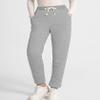PEHMEA Women's Winter Sherpa Lined Pants Fleece Warm Joggers Sweatpants Workout Athletic Pant (Light Grey, X-Small) view 3