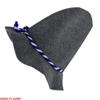 Adult Hillbilly Hobo Scarecrow Oktoberfest Grey Peasant Hat view 2