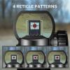 EZshoot Reflex Sight with 4 Reticles Red Dot Sight, Reflex Holographic Optic Scope with 20mm Rail Mount Absolute Co-Witness view 3