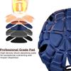 COOLOMG Soft Football Helmet 7v7 Soft Shell Rugby Flag Football Helmet Padded Headgear Soccer Goalie Goalkeeper Head Protector for Youth Kids view 2