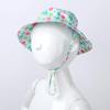 Aislor Baby Girls Sun Protection Hats Hawaii Kids Floral Wide Brim Adjustable Summer UPF 50+ Tropical Style Mint Green S view 4