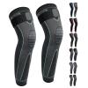Full Leg Sleeves Long Compression Leg Sleeve Knee Sleeves Protect Leg, for Man Women Basketball, Arthritis Cycling Sport Football, Reduce Varicose Veins and Swelling of Legs view 1