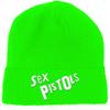 Sex Pistols Beanie Hat Classic Band Logo Official Punk Fluorescent Green view 1