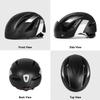 EASTINEAR Adults Bike Helmet Magnetic Goggle Cycling Helmet with USB Rechargeable Taillight for Men Women Mountain & Road Bicycle Helmet Magnetic Shield Size M/L (Black White) view 2