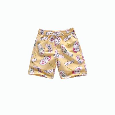The Season Essentials Funny Summer Swim Trunks for Kids, Quick Dry Swim Shorts for Boys and Girls, Bathing Suits, Swimwear, Swim Shorts Designs, Quick Dry Nylon Shorts, Lovely Bunny, 11-12T